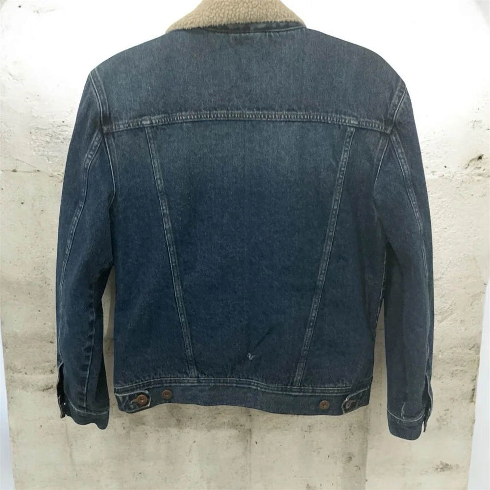MEN DENIM JACKET SHEPRA LINED SIZE M